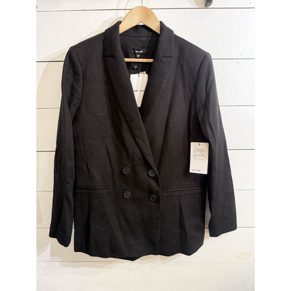 NWT SAINT + SOFIA Cambridge Classic Cotton Reformation Blazer US 10 Nordstrom